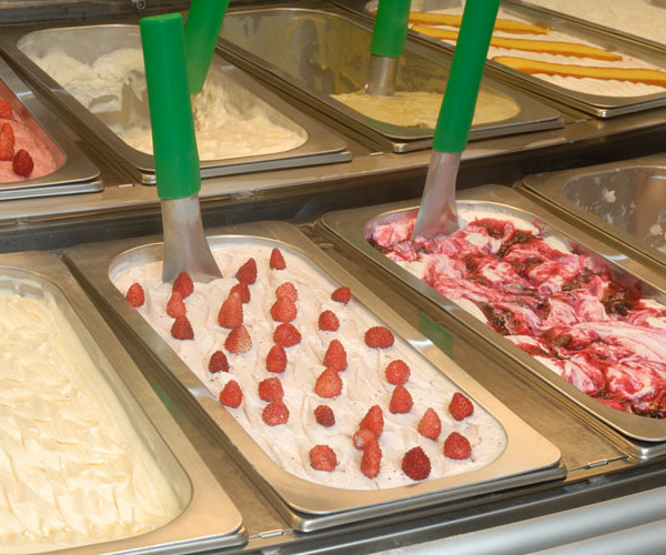 Gelateria Glacéproduktion